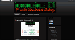 Desktop Screenshot of interconexiones2011.blogspot.com
