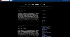 Desktop Screenshot of mynameistimmy.blogspot.com