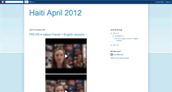 Desktop Screenshot of haitiblog2012.blogspot.com