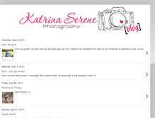 Tablet Screenshot of katrinaserene.blogspot.com