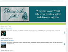 Tablet Screenshot of blessedtothefullest.blogspot.com