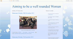 Desktop Screenshot of aimingtobeawellroundedwomen.blogspot.com