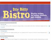 Tablet Screenshot of ittybittybistro.blogspot.com