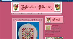 Desktop Screenshot of eglantinestitchery.blogspot.com
