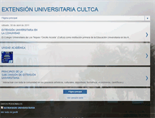 Tablet Screenshot of extensionuniversitariacultca.blogspot.com