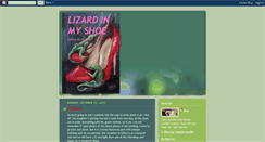 Desktop Screenshot of lizardinmyshoe.blogspot.com