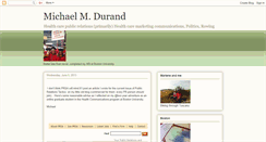 Desktop Screenshot of michaelmdurand.blogspot.com