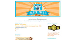 Desktop Screenshot of paperfightclub.blogspot.com