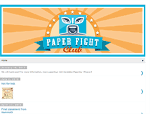 Tablet Screenshot of paperfightclub.blogspot.com