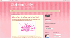 Desktop Screenshot of christinaemily.blogspot.com