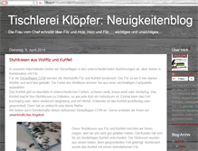 Tablet Screenshot of filz-und-holz.blogspot.com