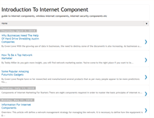 Tablet Screenshot of internetcomponents.blogspot.com