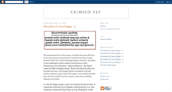Desktop Screenshot of crimson-sky.blogspot.com