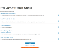 Tablet Screenshot of copywritervideos.blogspot.com