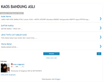 Tablet Screenshot of kaosbandungasli.blogspot.com