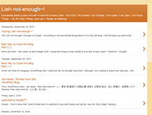 Tablet Screenshot of lieh-not-enough.blogspot.com