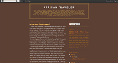 Desktop Screenshot of africantravelinc.blogspot.com