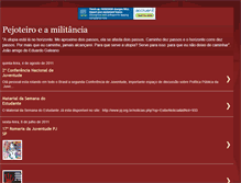 Tablet Screenshot of pejoteiroeamilitancia.blogspot.com