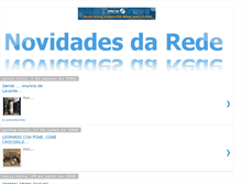 Tablet Screenshot of novidadesdarede.blogspot.com