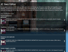 Tablet Screenshot of jcsaezeditor.blogspot.com
