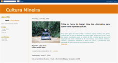 Desktop Screenshot of culturamineira.blogspot.com
