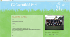 Desktop Screenshot of fcgreenfieldparku18.blogspot.com