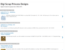 Tablet Screenshot of digiscrapprincess.blogspot.com