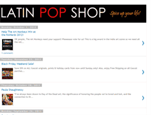 Tablet Screenshot of latinpopshop.blogspot.com