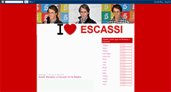 Desktop Screenshot of iloveescassi.blogspot.com