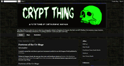 Desktop Screenshot of cryptthing.blogspot.com