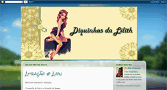 Desktop Screenshot of diquinhasdalilith.blogspot.com