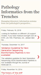 Mobile Screenshot of pathologyinformaticstrenches.blogspot.com