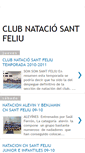 Mobile Screenshot of clubnatacionsantfeliu.blogspot.com
