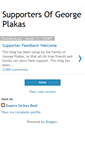 Mobile Screenshot of georgeplakassupporters.blogspot.com