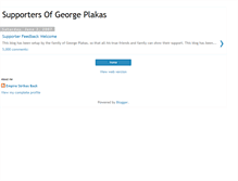 Tablet Screenshot of georgeplakassupporters.blogspot.com