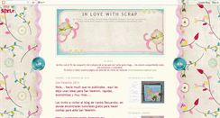 Desktop Screenshot of inlovewithscrap.blogspot.com