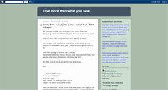 Desktop Screenshot of givemorethanwhatyoutake.blogspot.com