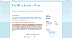 Desktop Screenshot of healthylivingnow.blogspot.com