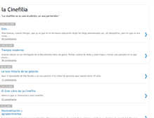 Tablet Screenshot of lacinefilia.blogspot.com