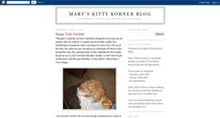Desktop Screenshot of maryskittykorner.blogspot.com
