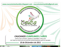 Tablet Screenshot of caucasienteelcambio.blogspot.com