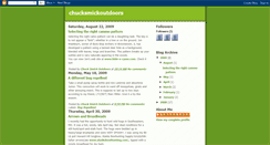 Desktop Screenshot of chucksmickoutdoors.blogspot.com