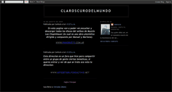 Desktop Screenshot of claroscurodelmundo.blogspot.com