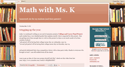 Desktop Screenshot of mathwithmsk.blogspot.com