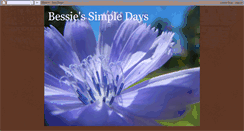 Desktop Screenshot of bessiesimpledays.blogspot.com