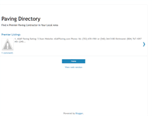 Tablet Screenshot of pavingdirectory.blogspot.com