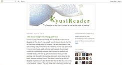 Desktop Screenshot of kyusireader.blogspot.com