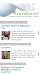 Mobile Screenshot of kyusireader.blogspot.com