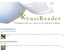 Tablet Screenshot of kyusireader.blogspot.com