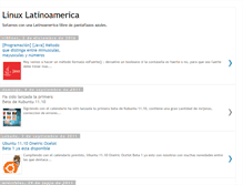 Tablet Screenshot of linuxlatinoamerica.blogspot.com